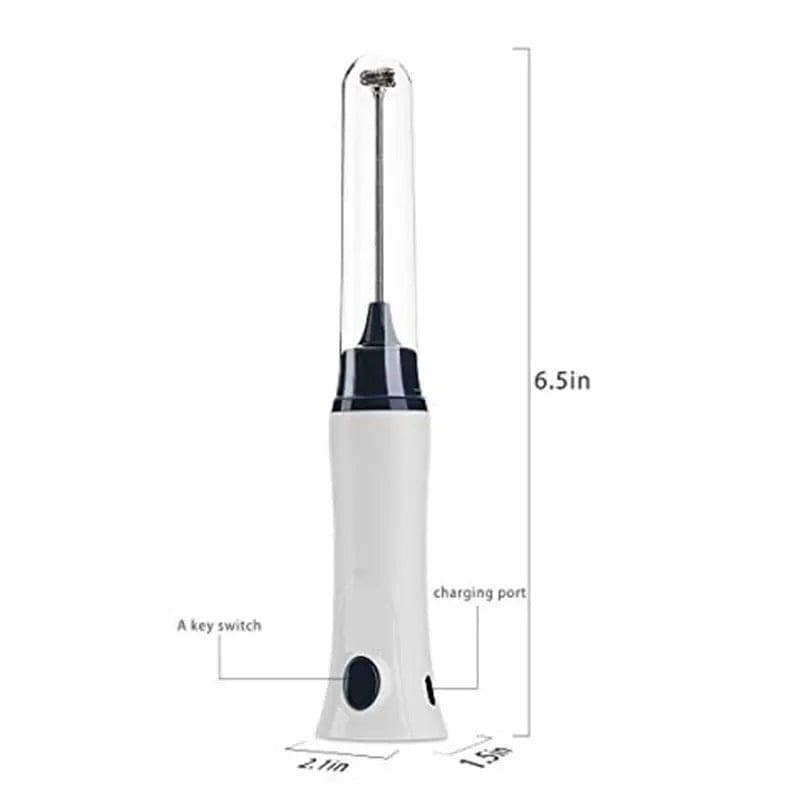 Automatic Egg Beater, Foamer Handheld Blender,  Cooking Stirrer Egg Beater With Cover, Handheld Electric Coffee Egg Mixer,  Rechargeable Handheld Wand Coffee Blender