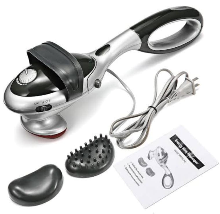 Infrared Electric Massager, Body Heated Massager Stick, Waist Cervical Massager, Handhelds Body Neck Back Massager, Multifunctional Body Massage Hammer, Intensive Tapping Massager