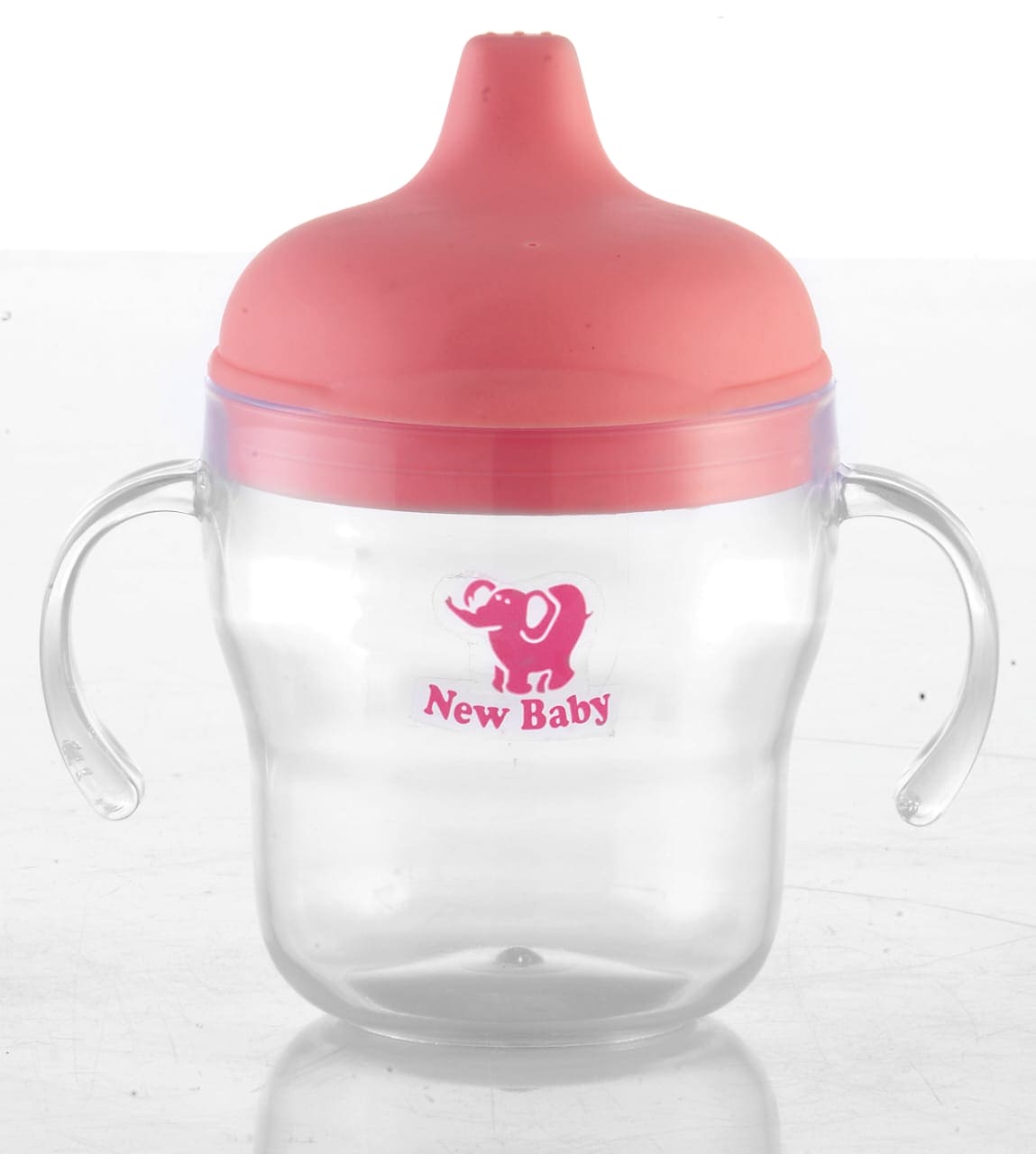 Baby Feeding Sipper, Baby Sippy Spout Cup with Handles, 250ml Angle Drinking Cup
