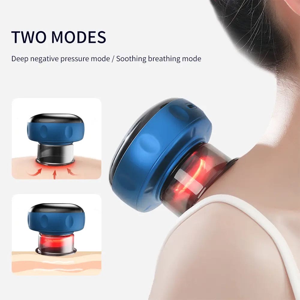 Electric Cupping Massager, Anti Cellulite Wireless Massager, 3 In 1 Electric Handheld Dynamic Suction Massager, Electric Anti Cellulite Suction Cup, Vacuum Cupping Massager, Guasha Scraping Fat Burner Device