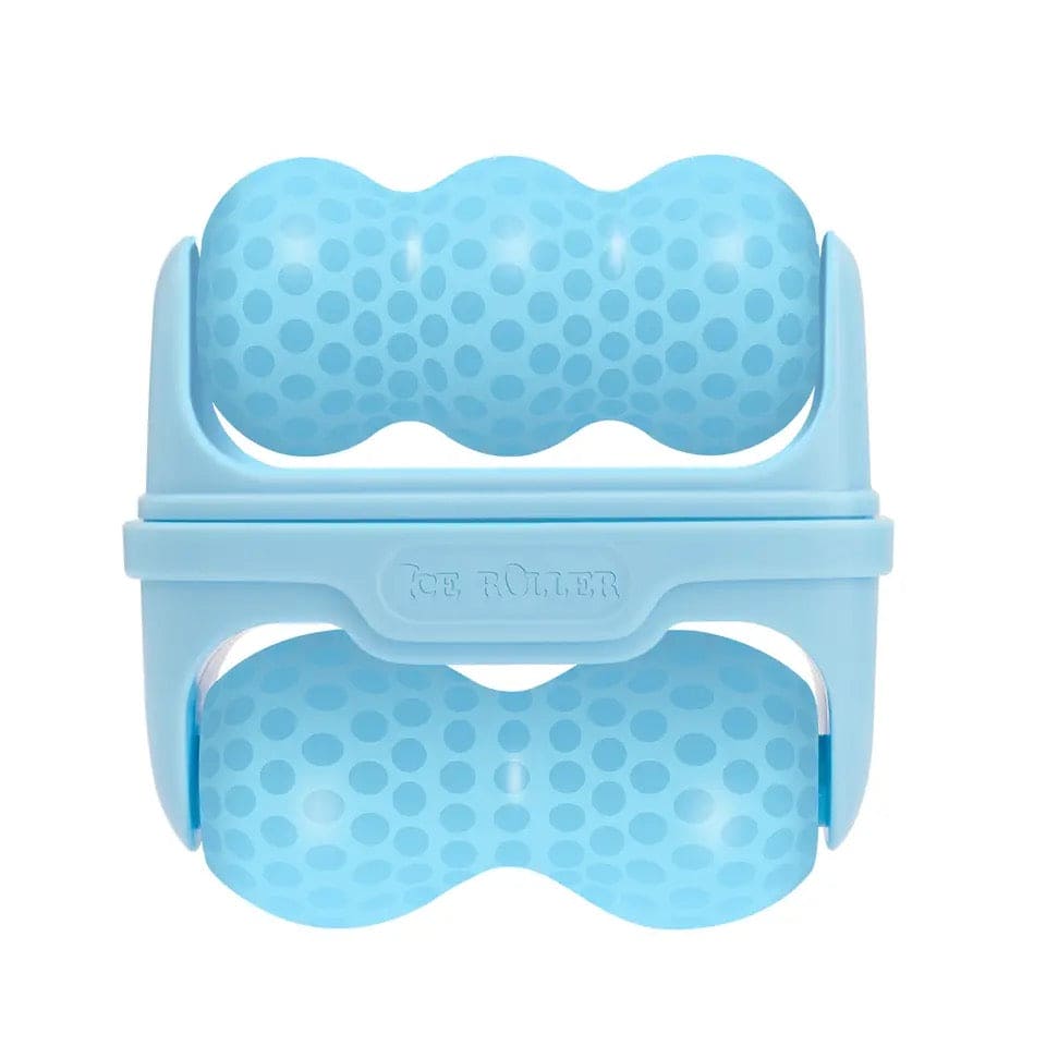 Hello Face Ice Roller, 2 Faced Ice Massager, W V Shaped Face Ice Roller, Double Head Face Lift Roller, Reusable Facial Cool Roller, Ice Facial Roller For Brighten Complexion
