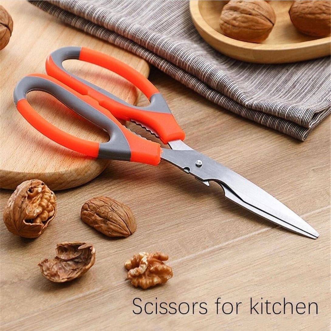 Stainless Steel Meat Vegetable Cutting Scissors Chicken Bone Scissor Can Opener, Multi Chicken Bone Scissor Can Opener, Kitchen Bar BBQ Tools