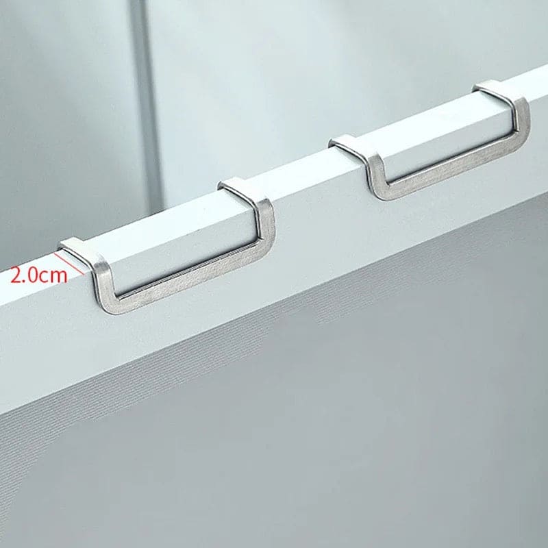 Double S Shaped Hook, Multipurpose Hook, Door Back Clothes Hanger, Over The Door Drawer Cabinet Hook, Stainless Steel Free Punching Hook, Kitchen Bathroom Cabinet Storage Hanger