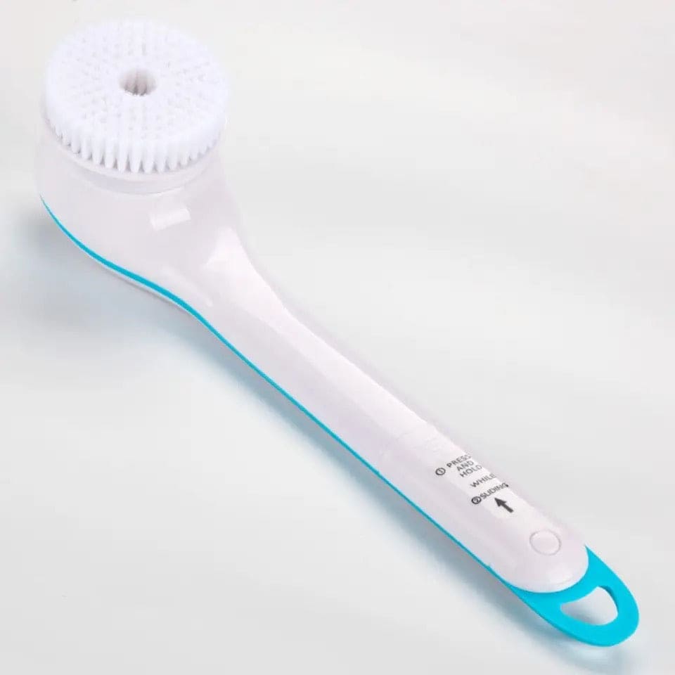 Spinning Spa Brush, 5 in 1 Electric Shower Brush, Multi Body Cleansing Brush, Handheld Massage Body Brush, Rotating Shower Sponge Scrubber Brushes, Multifunction Electric Shower Brush, Long Handle Rechargeable Back Body Brush