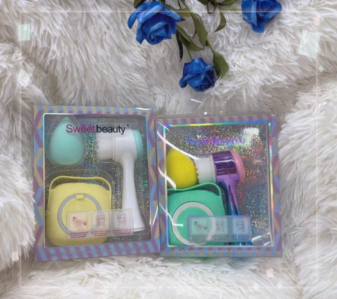 3 In 1 Sweet Beauty Kit, Foundation Powder Blush Cosmetic Sponges Tools, Makeup Egg Suit Soft Water Water Drop Sponge Puff
