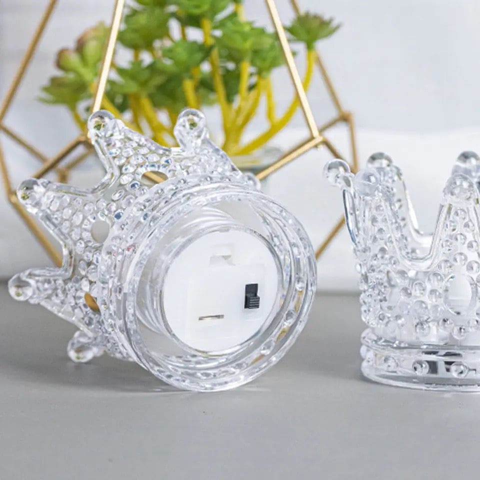 Crown Night Light, Home Decor Crown Nightlight, Decoration Ornament Wedding Romantic Candles Light
