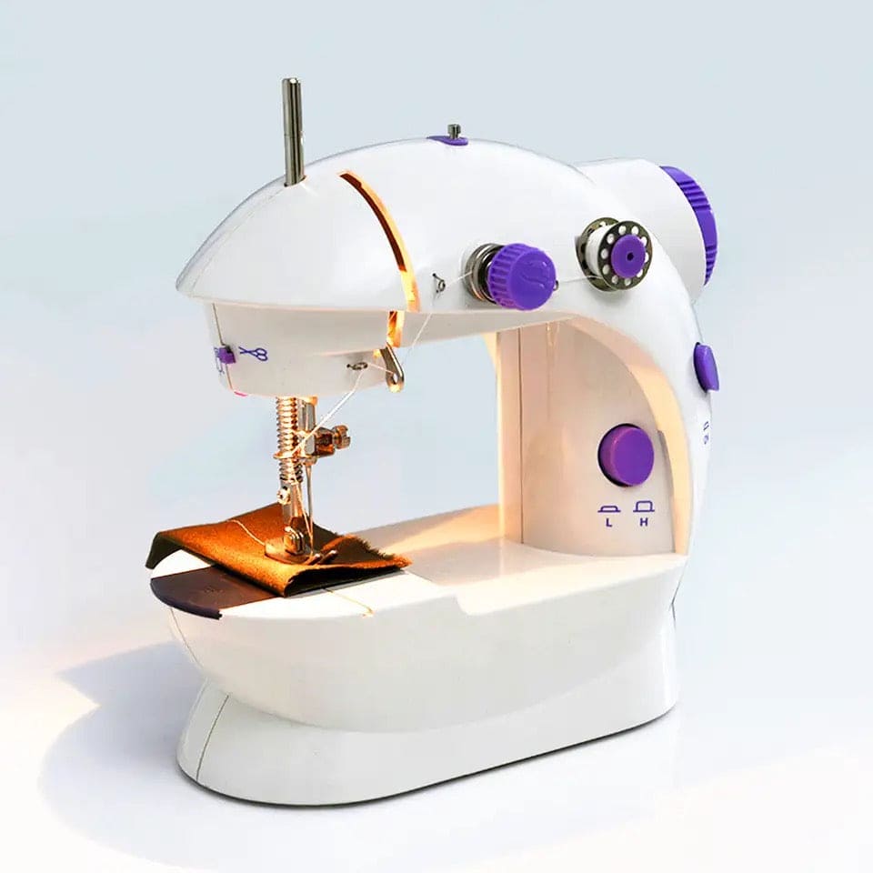 Mini Sewing Machine, Electric Portable Desktop Sewing Machine, Handheld Sewing Machine With Light Cutter, Night Light Sewing Machine, Universal Mini Portable Household Sewing Device