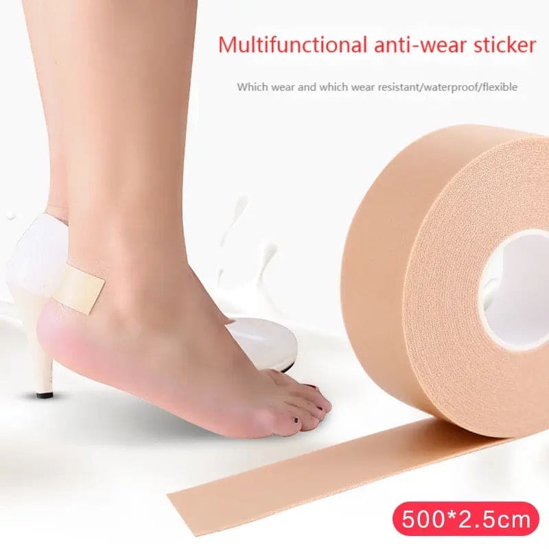 Healing Plaster Tape, Multifunctional Anti Wear Tape, High Heal Feet Pads Sticker, Foam Foot Corn Calluses Toe Finger Protector Tape, Elastic Waterproof Medical Foam Tape, Multifunctional Bandage Adhesive Tape, Skin Care Sticker Heal Grip Tape
