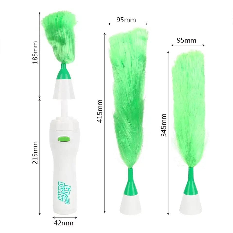 Electric Rolling Duster, Adjustable Electric Go Dusters, Multifunctional Electronic Motorized Cleaning Brush Set, Multipurpose Feather Duster, Duster Feather Dust Cleaner Brush for Home, Office, Car