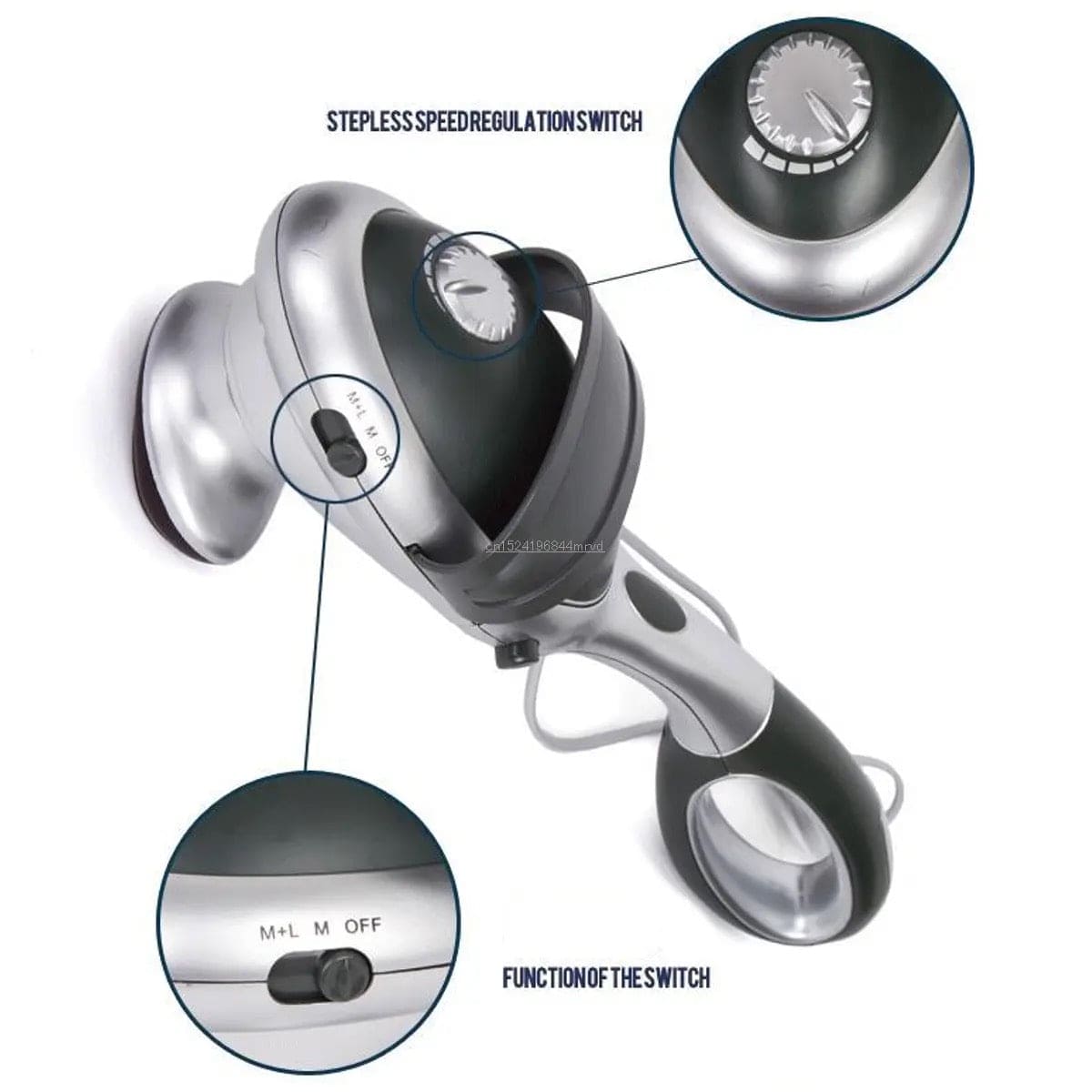 Infrared Electric Massager, Body Heated Massager Stick, Waist Cervical Massager, Handhelds Body Neck Back Massager, Multifunctional Body Massage Hammer, Intensive Tapping Massager