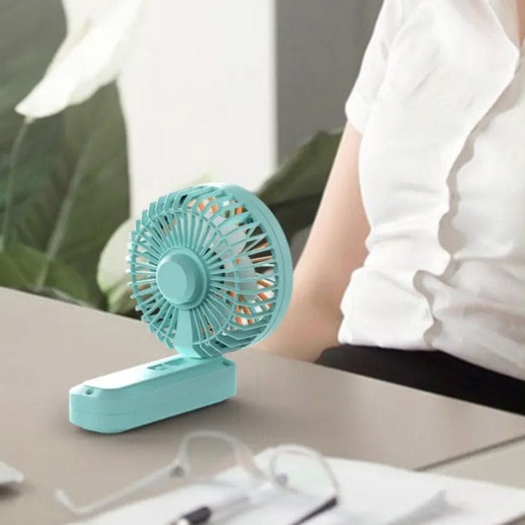 Mini Night Light Fan, Handheld Mini Fan, Foldable Dormitory Silent Portable Fan, Office Desktop Electric Fan, Foldable Cute Desk Fan, Handheld Pocket Fan, Outdoor Travel Mini Fan, Cute Rechargeable Handheld Fan