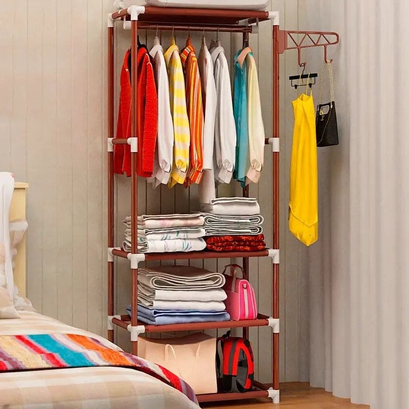 Buy Clothes Hanger Wholesale Floor Coat Corner Rack Wooden Simple Folding  Combination High And Low Coat Wardrobe Shelf from Taizhou Shunde Trading  Co., Ltd., China