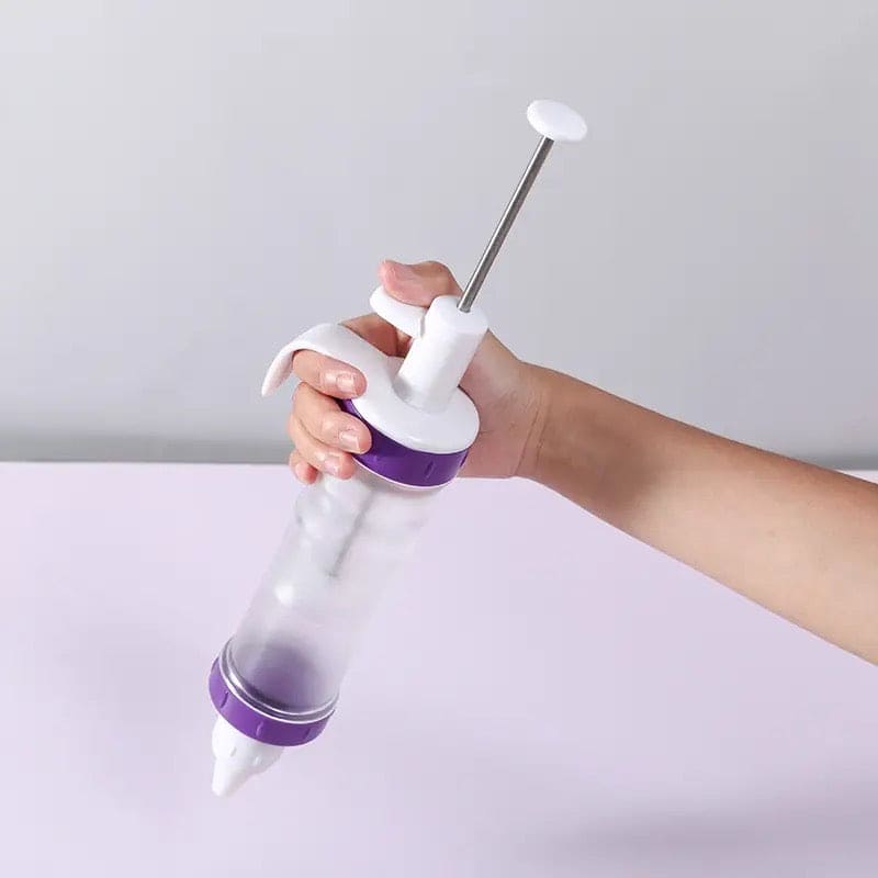 Dessert Ice Injector, Handy Cake Decorating Tool. Dessert Decoration DIY Pastry Syringe, Cake Decorating Tool, Cupcake Filling Injector, Wilton Dessert Decorator Plus Cake Decorating And Icing Tool, Cake Cream Piping Syringe