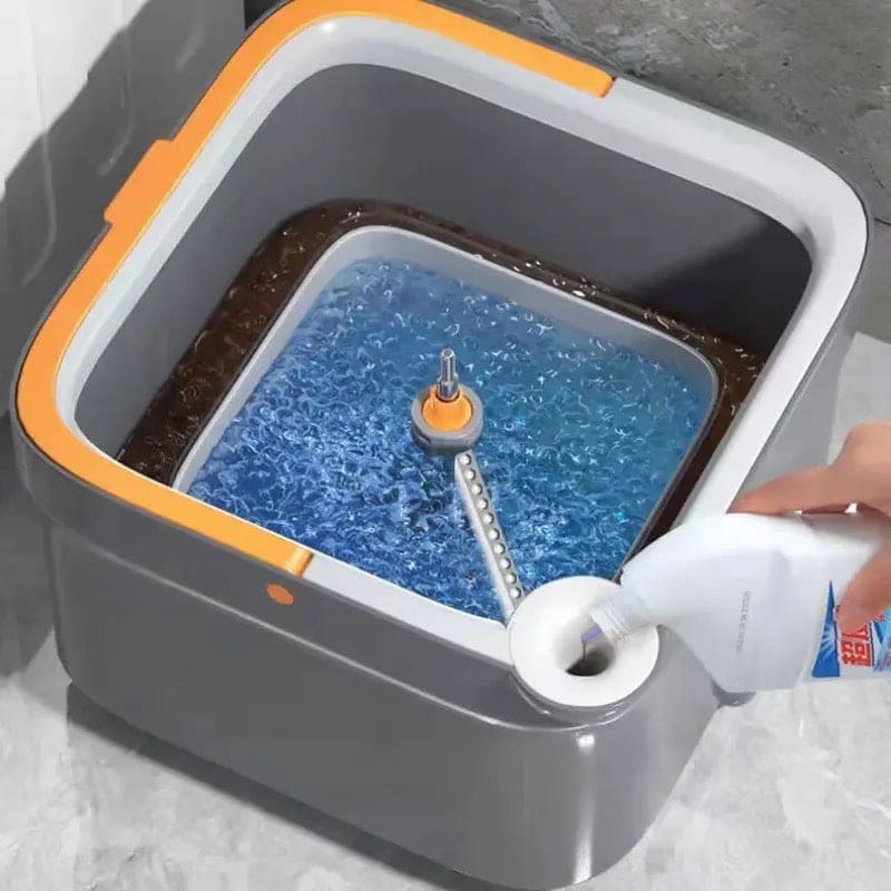 Square Bucket Mop, Double Deck Separation System Spin Mop, Hand Free Lazy Squeeze Mop, Automatic Magic Floor Mop, 360 Degree Rotating Mop, Self Wringing Flat Mop, Wet and Dry Square Mop, Multipurpose Cleaning Mop