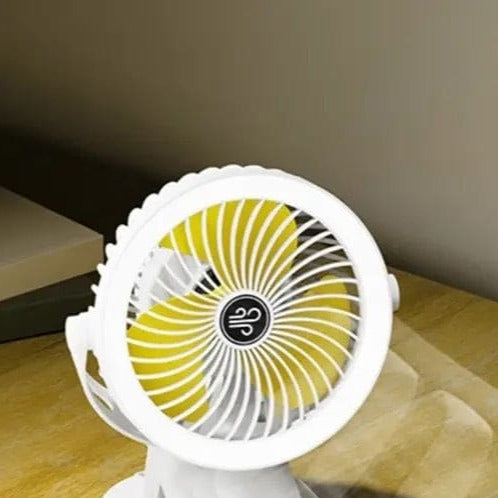 Tent Fan With LED Light, Portable Desk Clip Fan, Rechargeable Clip LED Fan, Comfortable Desktop Small Fan, 3D Cyclic Usb Fan, Three In One Rotary Electric Fan, Dormitory Quiet Office Desktop Clip Charging Fan, Ultra Long Range Silent Clip Fan