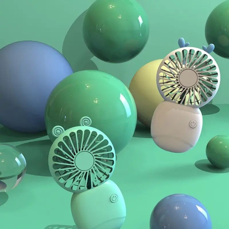 Mini Pocket Fan, Ultra Quite Summer Desktop Fan, Portable Handheld USB Fan, Pocket Electric Desk Fan, Indoor Outdoor Travelling Fan