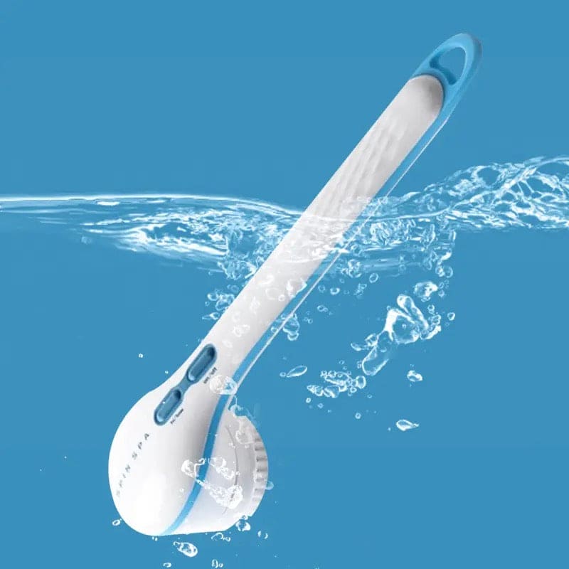 Spinning Spa Brush, 5 in 1 Electric Shower Brush, Multi Body Cleansing Brush, Handheld Massage Body Brush, Rotating Shower Sponge Scrubber Brushes, Multifunction Electric Shower Brush, Long Handle Rechargeable Back Body Brush