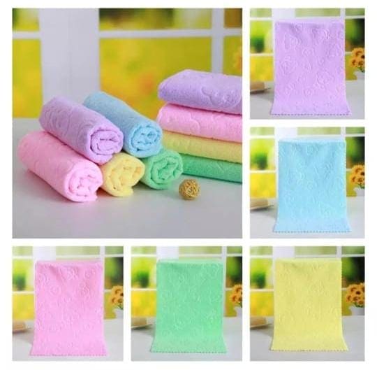 Set Of 5 Microfiber Towel, Microfiber Fine Stitching Durable Embossed Towels for Home, Modern Embossed Microfiber Towel Set, Fine Stitching Beach Bath Towel