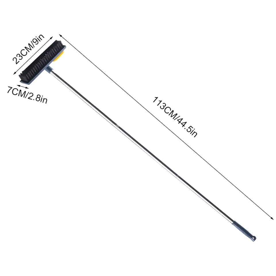 Comb Cleaning Wiper, Adjustable Floor Cleaning Brush, Bathroom Wiper Kitchen Tile Cleaning Tools, 2 in 1 Floor Scrubber Cleaning Grout Brush With Comb, Grout Scrubbing Brush Long Handle Tile Cleaning Brush, Bathroom Kitchen Tile Crack Cleaning Brush