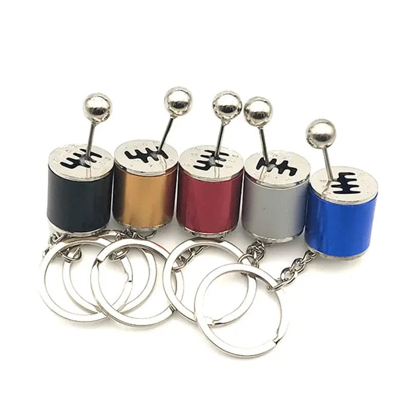 Car Gear Box Keychain, Manual Transmission Lever Metal Keychain, Car Refitting Metal Pendant Keychain, Gear Knob Modification Keychain, Gear Shift Shifter Keychain