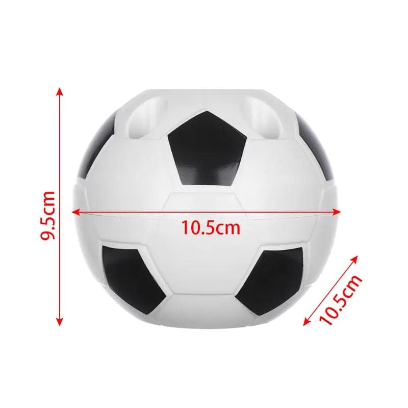 Football Desk Organizer, Creative Football Pen Holder, Desktop Soccer Shape Style Pencil Container, Multifunctional Pen Pencil Holder