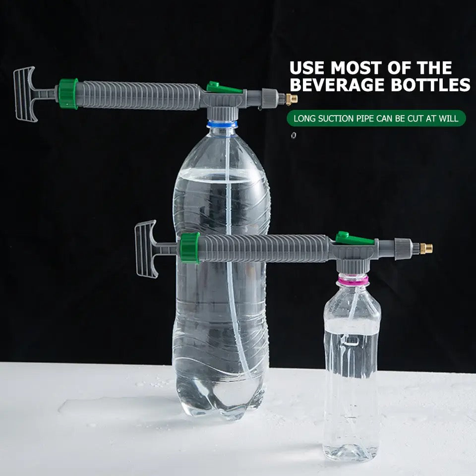 Manual Water Sprayer, Adjustable Drink Bottle Spray Nozzle, High Pressure Air Pump Hand Sprayer, Beverage Bottle Sprayer, Creative Watering Device Gadget, Handheld Pump Sprayer