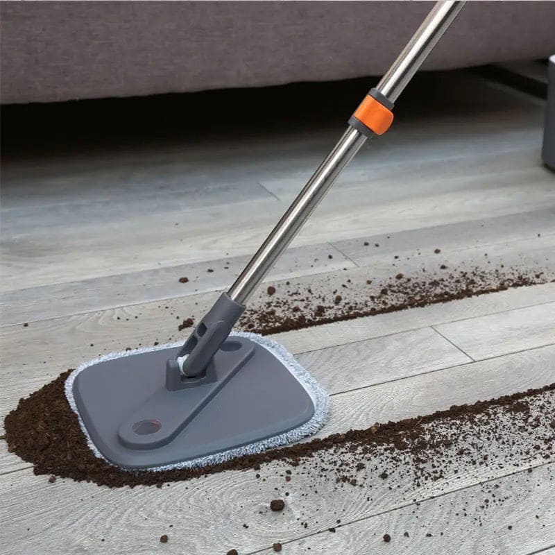 Square Bucket Mop, Double Deck Separation System Spin Mop, Hand Free Lazy Squeeze Mop, Automatic Magic Floor Mop, 360 Degree Rotating Mop, Self Wringing Flat Mop, Wet and Dry Square Mop, Multipurpose Cleaning Mop