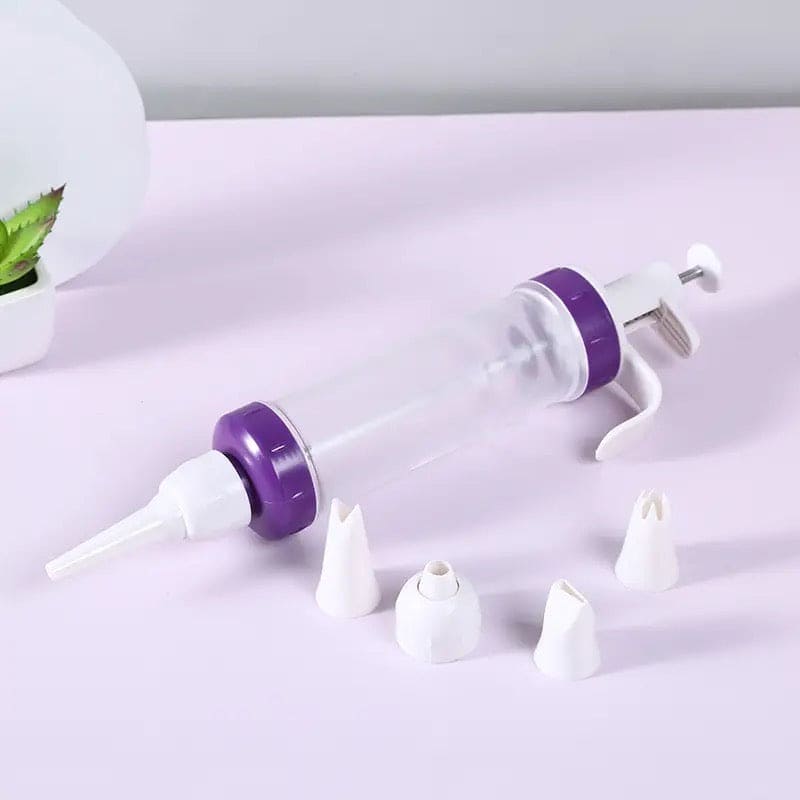 Dessert Ice Injector, Handy Cake Decorating Tool. Dessert Decoration DIY Pastry Syringe, Cake Decorating Tool, Cupcake Filling Injector, Wilton Dessert Decorator Plus Cake Decorating And Icing Tool, Cake Cream Piping Syringe