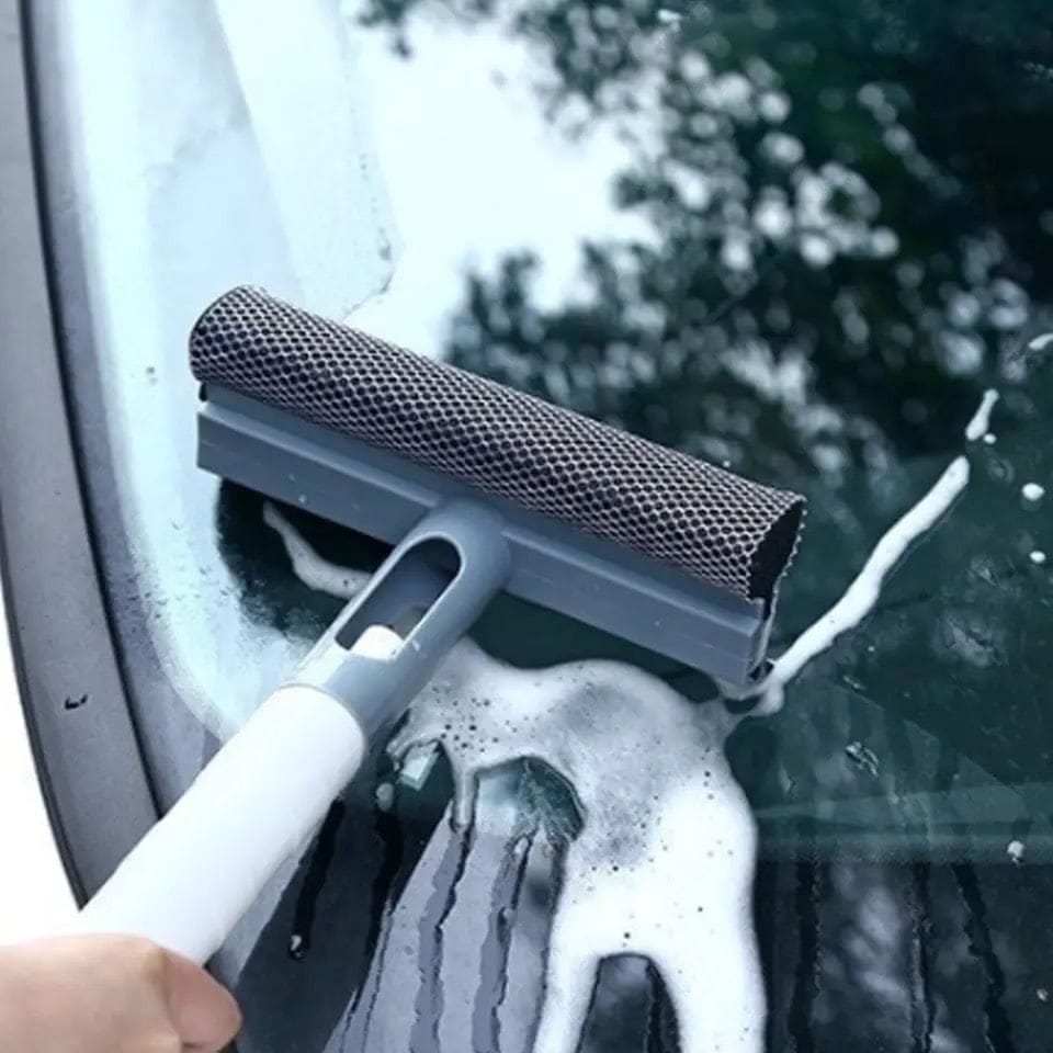 Multifunctional Window Spray Wiper, Double Sided Window Cleaner Squeegee Wiper, Glass Wiper for Bathroom Mirror Windshield, 3 in 1 Spray Scrape Cleaning Tool, Household Kitchen Bathroom Cleaning Wiper