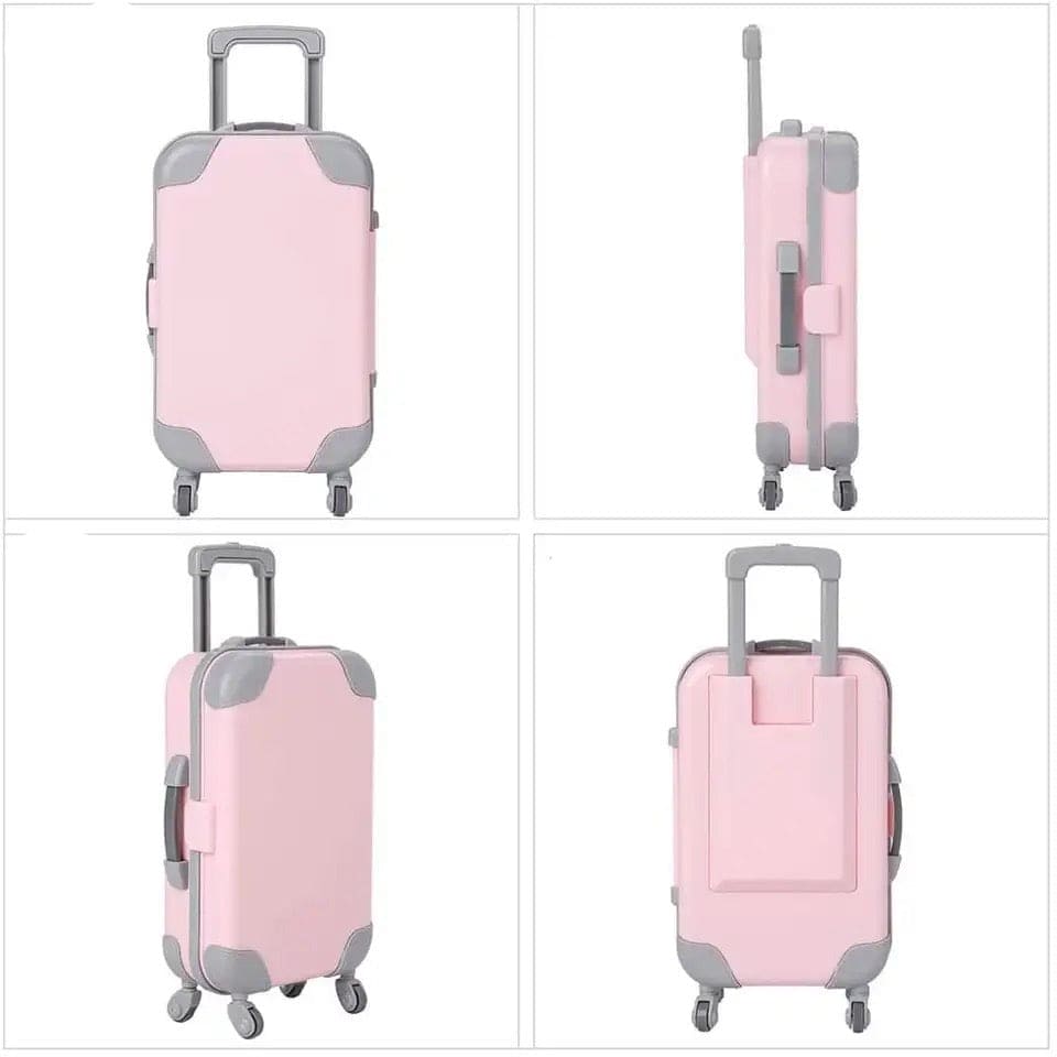 Mini Trolley Suitcase, Mini Luggage Box, Simulation Luggage Storage Box, Small Plastic Suitcase Toy, Kids Cute Luggage Briefcase, Plastic Suitcase Candy Box