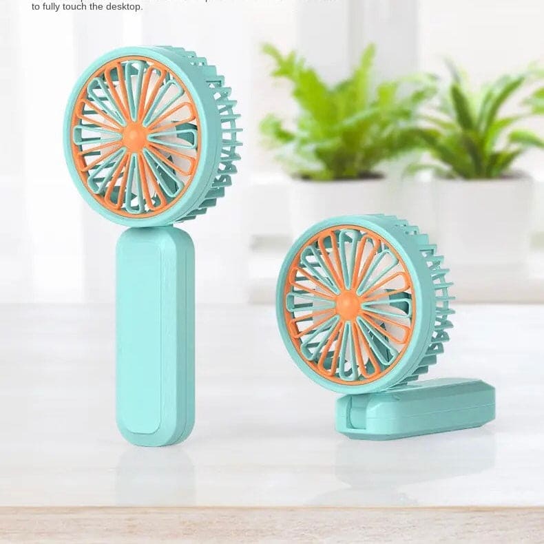 Mini Night Light Fan, Handheld Mini Fan, Foldable Dormitory Silent Portable Fan, Office Desktop Electric Fan, Foldable Cute Desk Fan, Handheld Pocket Fan, Outdoor Travel Mini Fan, Cute Rechargeable Handheld Fan