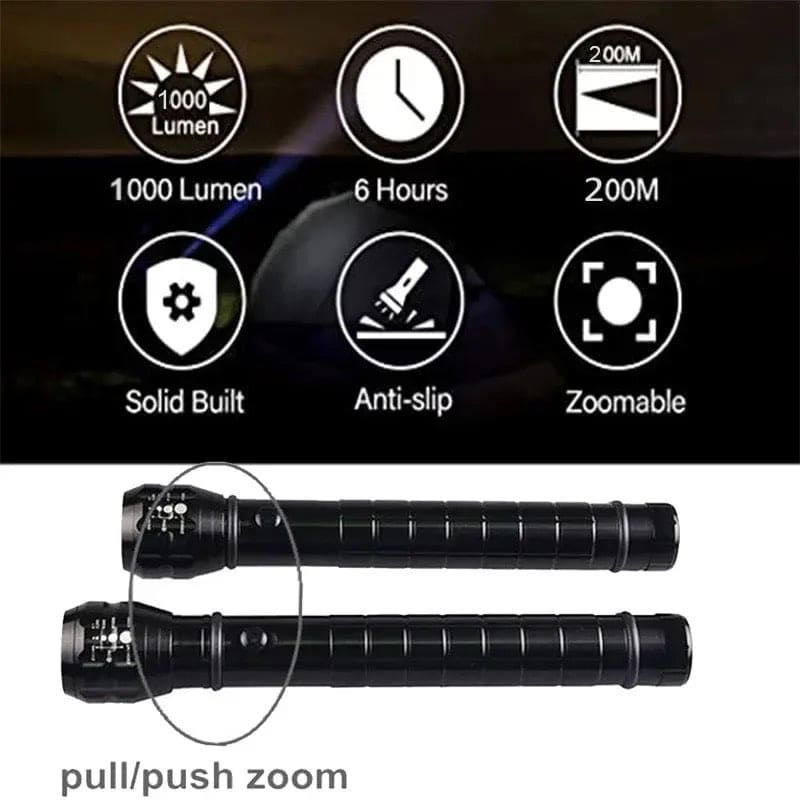 Strong Police Flashlight, Portable Photography Flashlight, Hard Light ...
