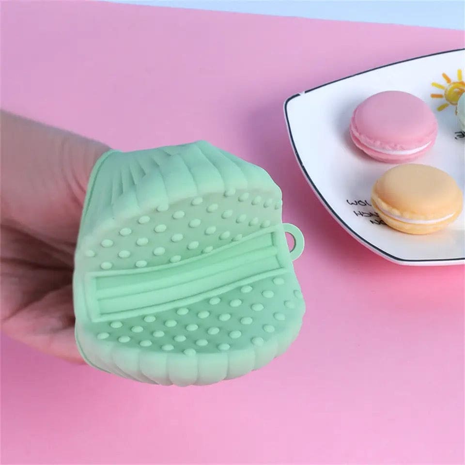 1 Pair Sea Shell Pot Gripper,  Kitchen Pinch Grip, Durable Silicon Glove Clip, High Resistant Soup Pot Grip Cover, Anti Slip Silicone Oven Mitts, Anti-Slip Pot Hot Handle Holders