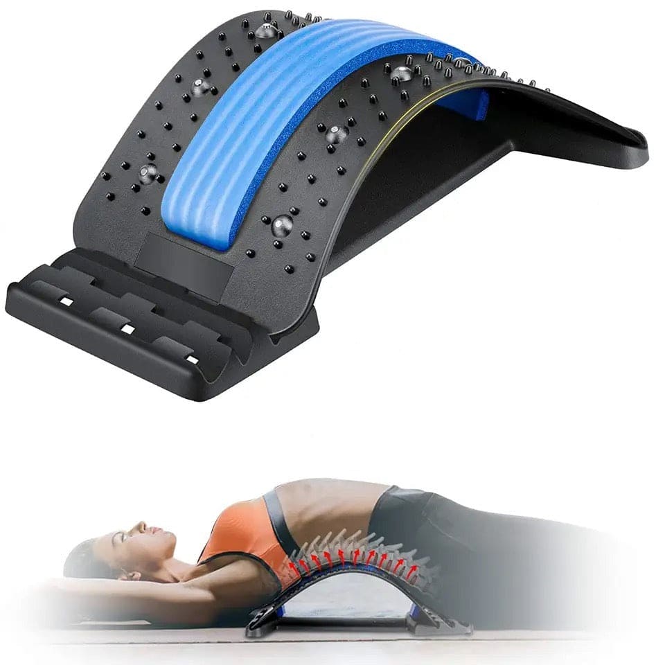 Magnetic Back Stretcher, Magic Back Support Spine Stretcher with Foam ...