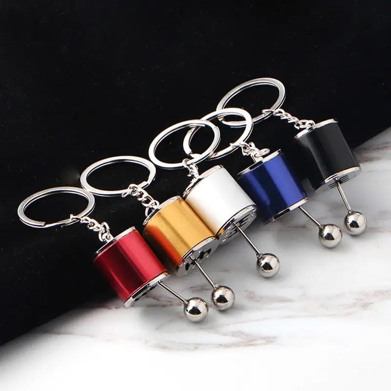 Car Gear Box Keychain, Manual Transmission Lever Metal Keychain, Car Refitting Metal Pendant Keychain, Gear Knob Modification Keychain, Gear Shift Shifter Keychain