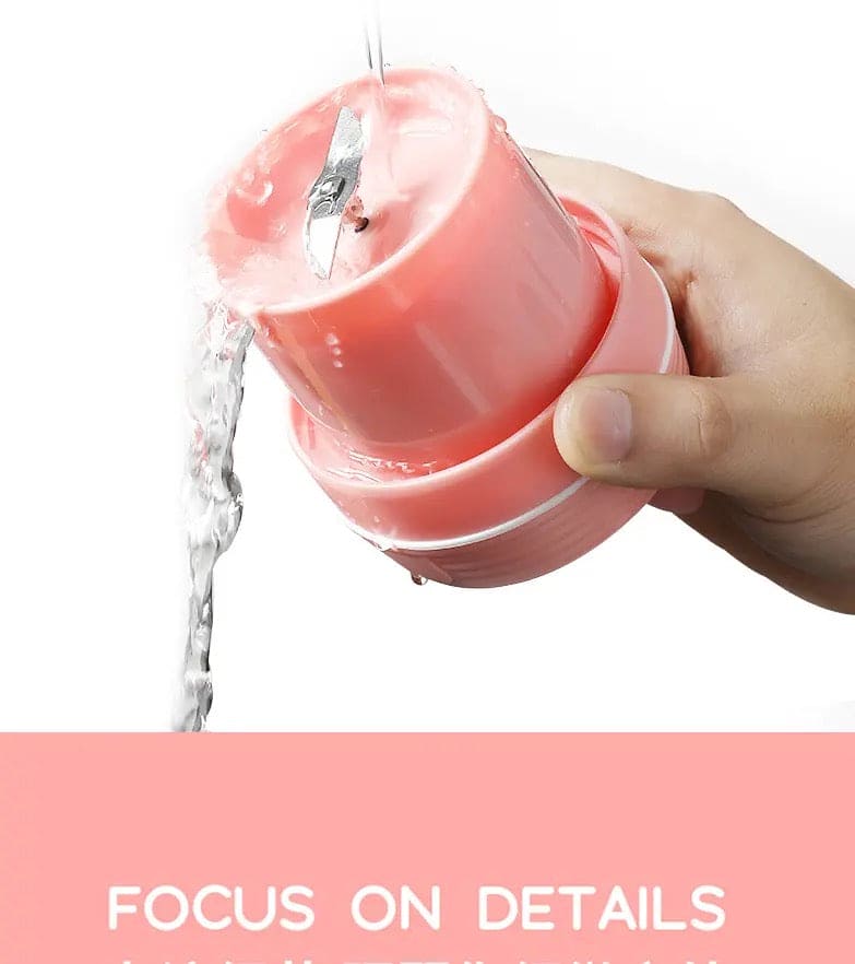 Mini Smoothie Blender, Handheld Smoothie Blender, Portable Electric Fruit Juicer, Mini Fruit Mixer Cup, Portable Cordless Fruit Juicer, Mini USB Blender, Home Cup Blender