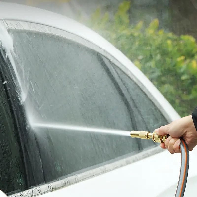 Spray Nozzle Water Gun, High Pressure Direct Spray Sprinkler Quick Connector, Adjustable Pressure Washer, Washing Tap Connector, Jet Water Gun, Garden Water Spray Nozzle