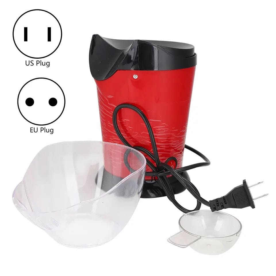 Portable Electric Popcorn Maker, Automatic Instant Popcorn Maker, Kitchen Desktop Mini DIY Corn Maker, Electric Hot Popcorn Machine, Oil Mini Hot Air Popcorn Machine, Portable Electric Household Snack Maker