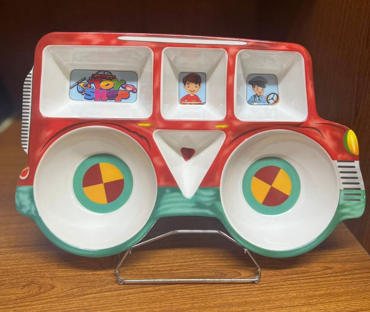 Creative Cartoon Plates For Kids, Children Dinner Plates, Cartoon Serving Tray, Food Divided Serving Plate For Toddler, Seder Plate for Kids