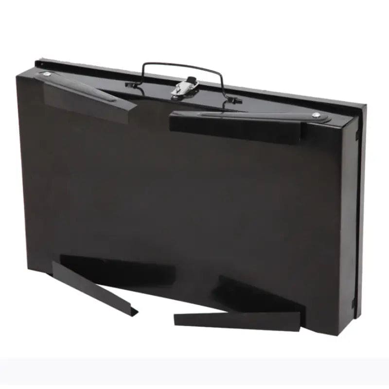Briefcase Folding BBQ Grill, Outdoor Stainless Steel BBQ Grill, Travel Picnic Camping Grill, Patio Barbecue Charcoal Grill, Garden Outdoor Travel Picnic Folding Charcoal Grill, Compact Foldable Grill