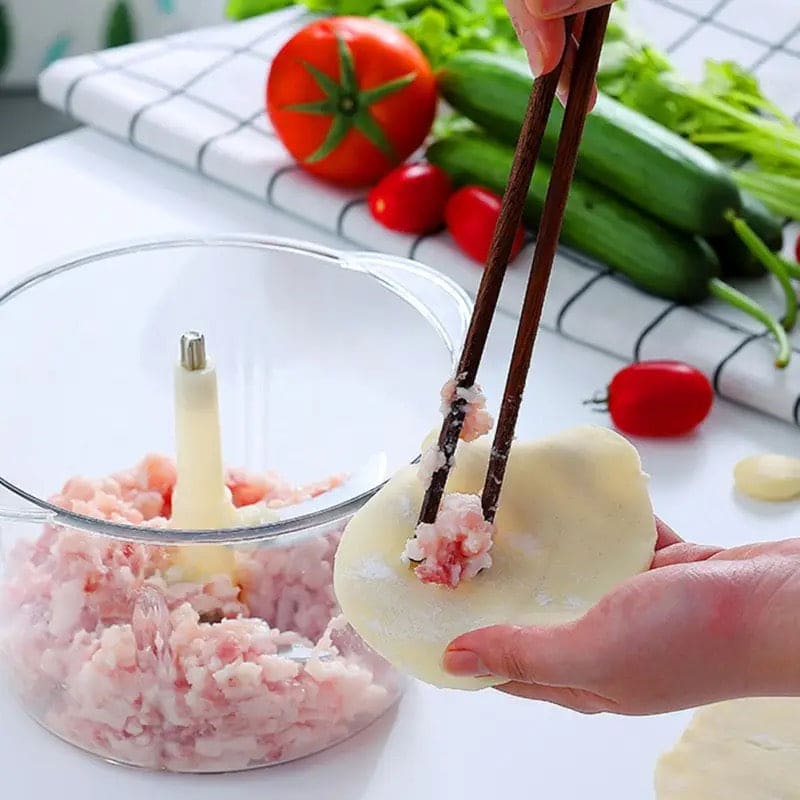 Hand Press Chopper With Handle, Manual Multifunctional Mincer, Mini Food Processor, Manual Vegetable Fruit Cutter Potato Meat Chopper Mixer,  Food Grinder Cooking Tools, Express Hand Held Chopper
