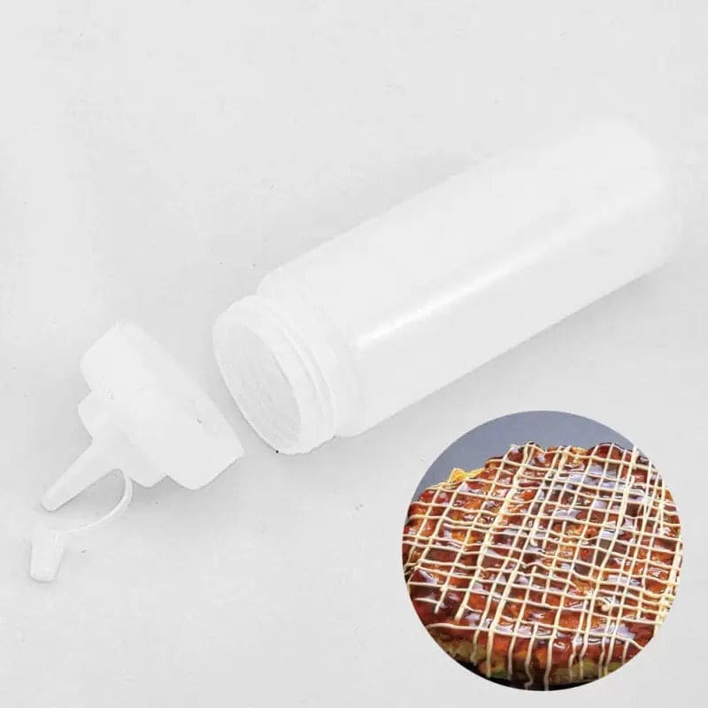 Set of 3 Squeeze Condiment Bottles, Ketchup Mustard Hot Sauces Condiment Bottle, Plastic Squeeze Bottle, Vinegar Condiment Dispenser, Portable Sauce Bottle, Plastic Sauce Container