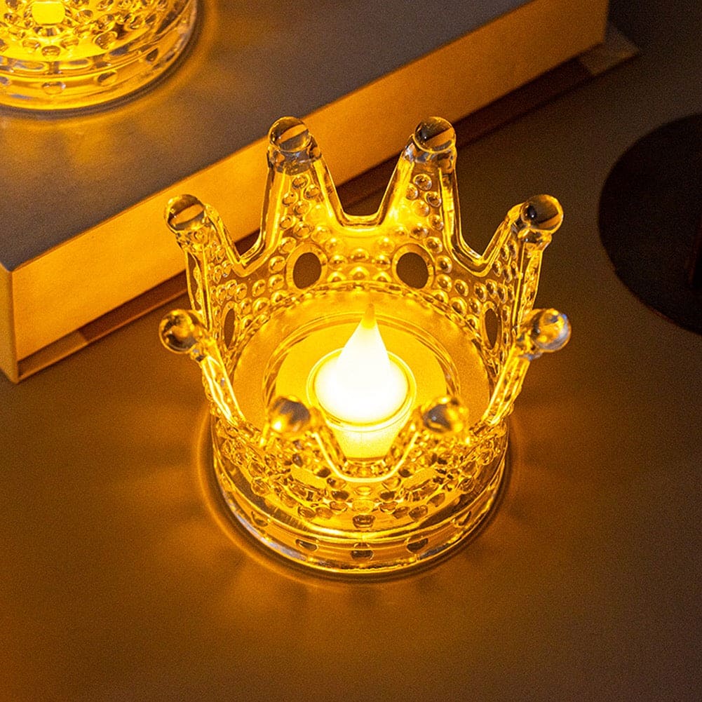 Crown Night Light, Home Decor Crown Nightlight, Decoration Ornament Wedding Romantic Candles Light