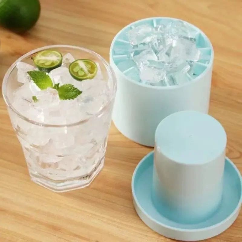 Mini Silicone Ice Bucket, Squishy Ice Cube Bucket, Quickly Freeze Sili ...