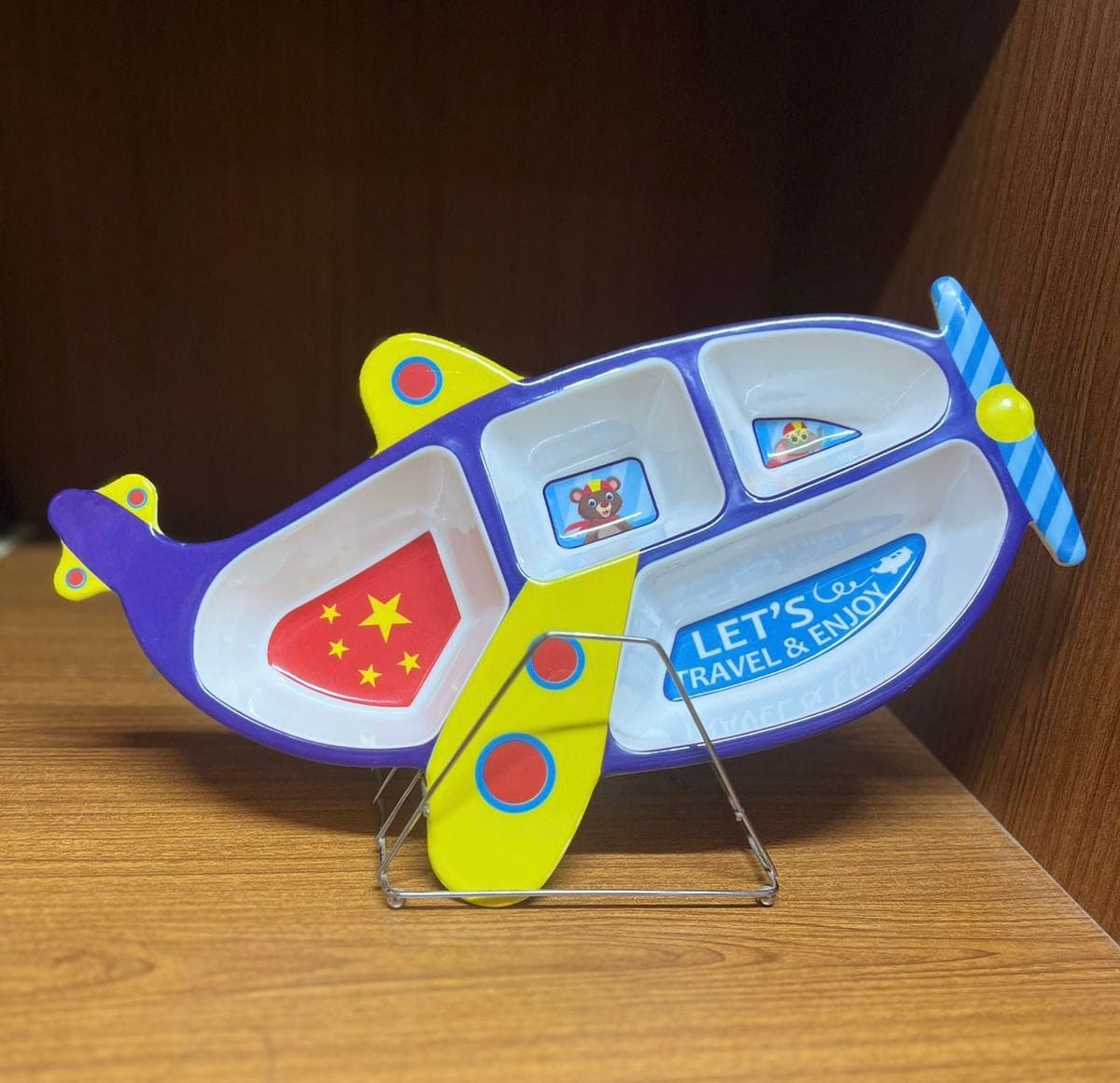 Creative Cartoon Plates For Kids, Children Dinner Plates, Cartoon Serving Tray, Food Divided Serving Plate For Toddler, Seder Plate for Kids