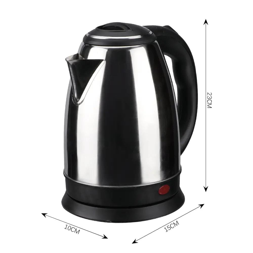 2L Stainless Steel Electric Kettle, Electric Teapot Water Boiler, Samovar Tea Thermos Pot, Anti Over Heat Thermal Mug, Portable Travel Water Boiler, Household Quick Heating Hot Water Boil Kettles, Electric Automatic Cut Off Jug Kettle