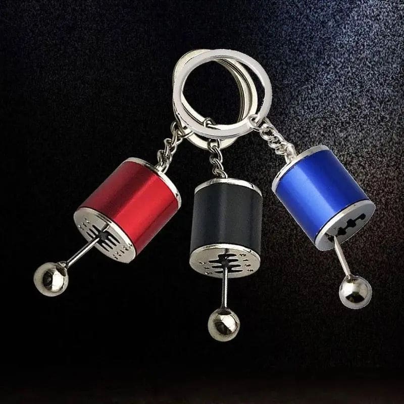Car Gear Box Keychain, Manual Transmission Lever Metal Keychain, Car Refitting Metal Pendant Keychain, Gear Knob Modification Keychain, Gear Shift Shifter Keychain