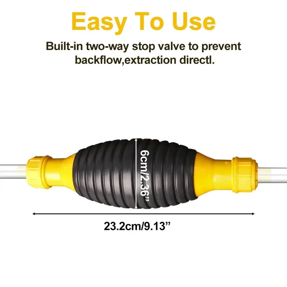 Multifunctional Liquid Sucker, Fuel Transfer Siphon Pump, Portable Hand Fuel Pump, Manual Vehicle Fuel Transfer Pump, Liquid Pump For Gasoline Diesel Water Oil, High Flow Siphon Hand Oil Pump, Emergency Fuel Transfer Pump