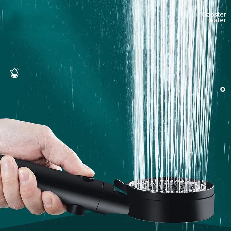 Rainfall Shower Head, Multifunctional High Pressure Shower Head, 4 In 1 Bathroom Shower Sprayer, High Pressure Handheld Shower Spray Nozzle, One Water Stop Function Shower Head, Home Bath Shower Nozzle Water Heater Filter Shower