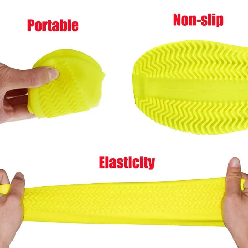Silicone Shoe Cover, Reusable Rain Shoe Covers, Unisex Shoes Protector, Anti Slip Rain Boots Pads For Outdoor Rainy Day, Recyclable Boot Cover, Waterproof Overshoe Boot Covers, Unisex Shoes Protectors